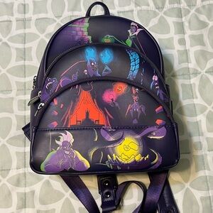 Loungefly Purple Villains Backpack